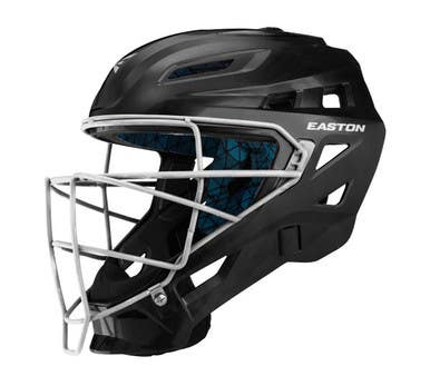 New Easton Gametime Catcher's Helmet Black L Xl #gmetmech 11506-rawgmetmechlbk