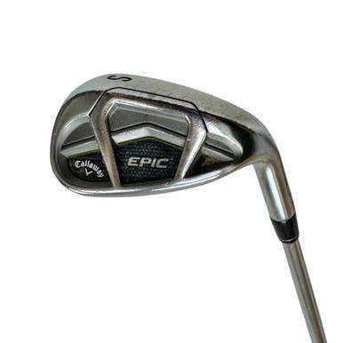 Used Callaway Epic Cf17 Men's Rh Sand Wedge Stiff Flex Steel Shaft 11506-s000277472