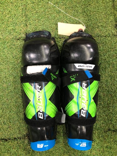 Junior Bauer X Shin Pads 10" (Used)