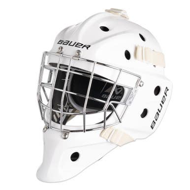 New Bauer 930 Junior Goalie Mask White #1063232 11506-bar1063232