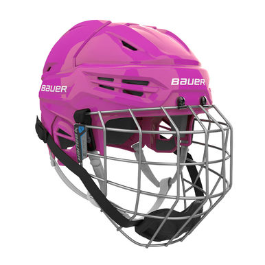 New Bauer Re-akt 55 Helmet Combo Pink Large 11506-bar1063649pl