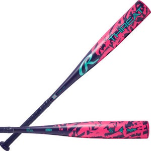 New Rawlings Threat -12 Usssa Bat 29" 17oz 11506-rawrut6t1229