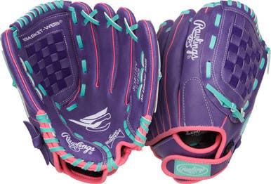 New Rawlings Sure Catch Youth Fastpitch Glove 11.5" Rht #scsb115pu 11506-rawscsb115pu