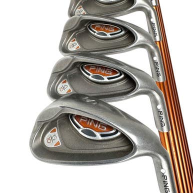 Used Ping G10 White Dot Men's Rh Iron Set 5i-sw Regular Flex Graphite Shaft 11506-s000294776