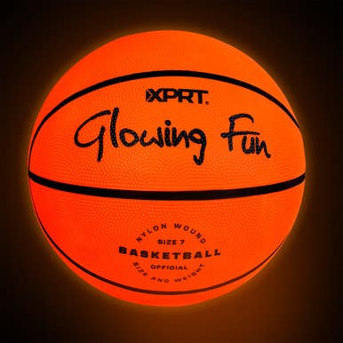 New Xprt Fitness Glowing Fun Basketball 29.5" 11506-prmxposgfb7
