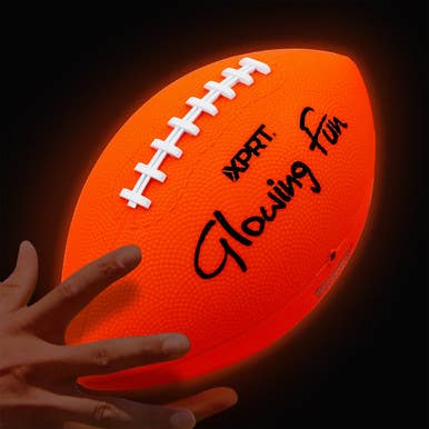 New Xprt Fitness Glowing Fun Football Size 6 11506-prmxposgff6