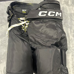 Black Senior Small CCM Tacks XF Pro Hockey Pants (Used)