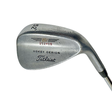 Used Titleist Vokey Men's Rh 52 Degree Wedge Stiff Flex Steel Shaft 11506-s000298863