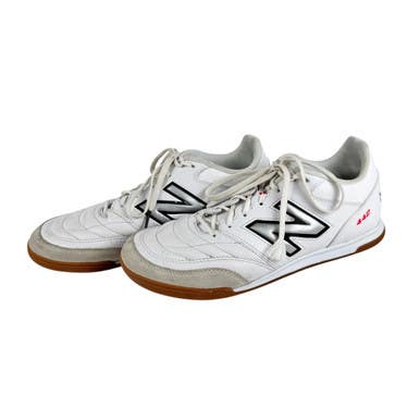 Used New Balance 442 Indoor Soccer Shoes White Men's 9 (women's 10.5) 11506-s000300048