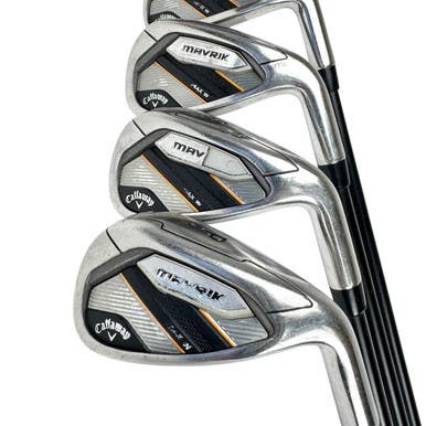 Used Callaway Mavrik Max W Women's Rh Iron Set 7i-pw Ladies Flex Graphite Shaft 11506-s000299744