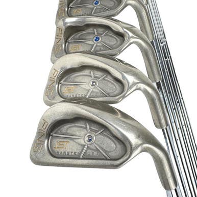 Used Ping Isi Nickel Blue Dot Men's Rh Iron Set 3i-sw Stiff Flex Steel Shaft 11506-s000299751