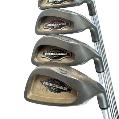 Used Callaway Big Bertha Gold Men's Rh Iron Set 5i-pw Steel Shaft 11506-s000300811