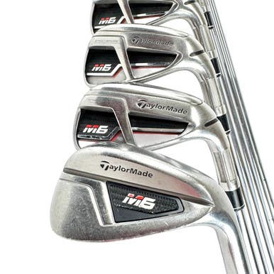 Used Taylormade M6 Men's Rh Iron Set 5i-aw Regular Flex Steel Shaft 11506-s000301399