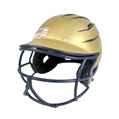 Used Boombah Bbh2sp-sr Softball Batting Helmet W Mask Gold Sr 11506-s000261207