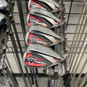 Used Callaway Razr X Hl Men's Right Iron Set 6i-aw Uniflex Steel Shaft 11506-s000246820
