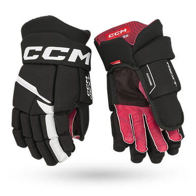 New Ccm Next Senior Gloves Black White 13" 11506-ccmhgnext13