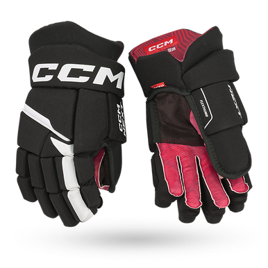 New Ccm Next Senior Gloves Black White 14" 11506-ccmhgnext14
