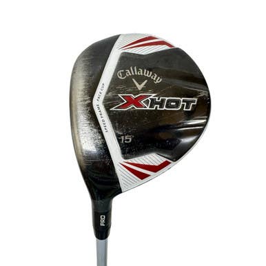 Used Callaway X Hot Pro 2013 Men's Lh 3 Wood Regular Flex Graphite Shaft 11506-s000261876