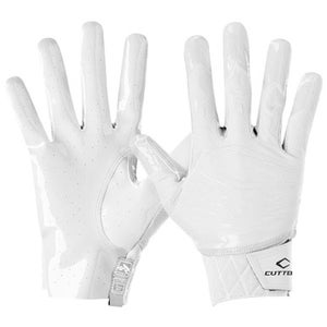 New Cutters Rev Pro 5.0 Adult Receivers Gloves White Medium 11506-cut104402m