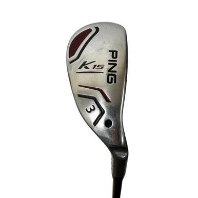 Used Ping K15 Women's Rh 3 Hybrid Ladies Flex Graphite Shaft 11506-s000303532
