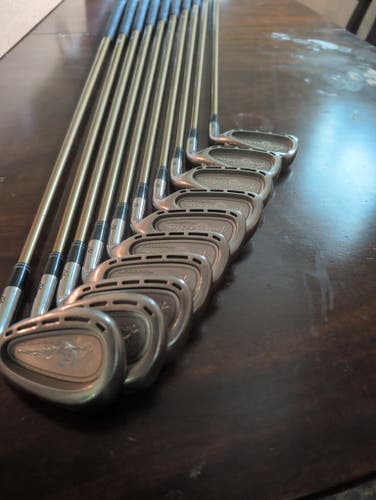 Men's Cleveland TA7 Right Handed Iron Set Regular Flex Graphite Shaft 10 Pieces (Used)