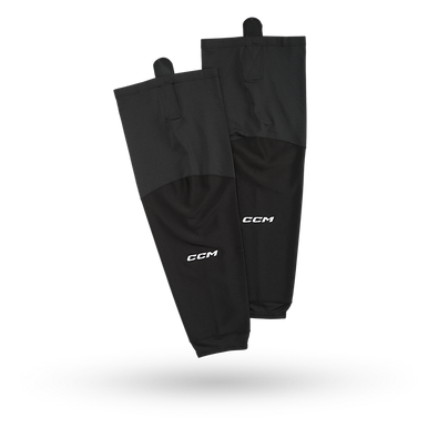 New Ccm Sx 100 Youth Socks Black 20" 11506-ccmcs100ytblk