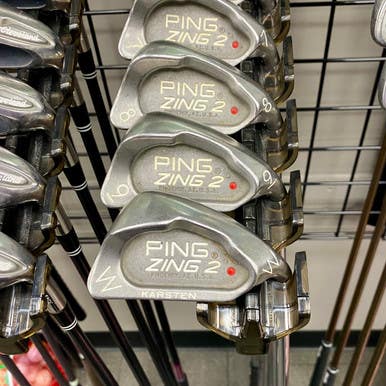 Used Ping Zing 2 Red Dot Men's Right Iron Set 3i-pw Stiff Flex Steel Shaft 11506-s000255058