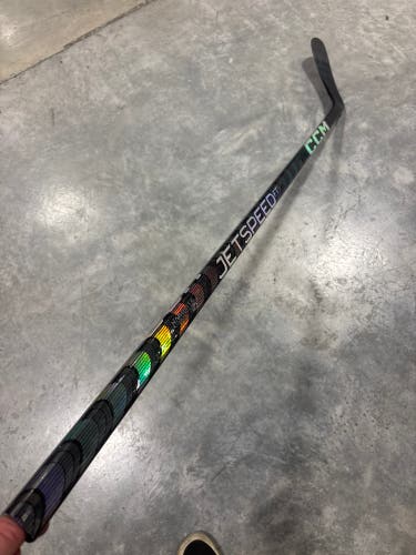 Senior CCM JetSpeed FT5 Pro Hockey Stick Left Hand 75 Flex Pro Stock (Used)