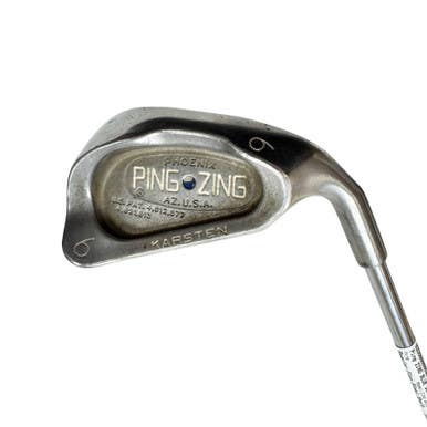 Used Ping Zing Blue Dot Men's Rh 6 Iron Steel Shaft 11506-s000244774