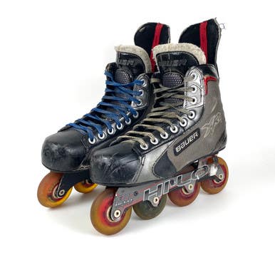 Used Bauer Vapor Xr4 Roller Hockey Skates Senior 5.5r 11506-s000250387