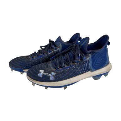 Used Under Armour Bh Bb Sb Metal Cleats Royal Blue Men's 8.5 11506-s000243172