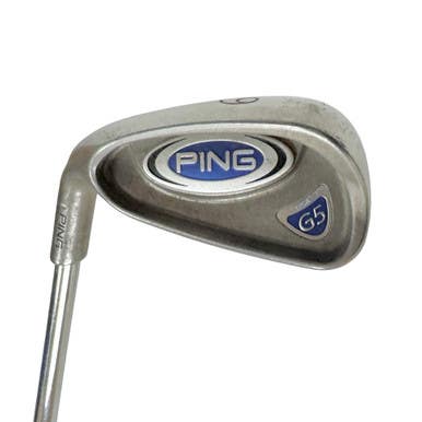 Used Ping G5 Silver Dot Men's Lh 6 Iron Steel Shaft 11506-s000271479