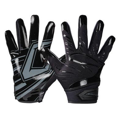 New Cutters Game Day Pro Youth Receiver's Gloves Black Medium 11506-cut10780bm