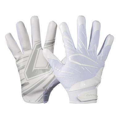New Cutters Game Day Pro Adult Receiver's Gloves White Large 11506-cut10760wl