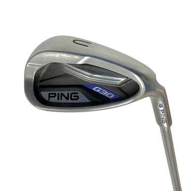 Used Ping G30 Blue Dot Men's Rh Gap Wedge Stiff Flex Steel Shaft 11506-s000293686