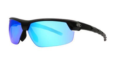 New Rawlings Pro Preferred Sunglasses Black Smoke Blue Hd #10225720qtm 11506-raw10225720qtm