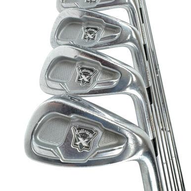 Used Callaway X Forged Men's Rh Iron Set 3i-pw Stiff Flex Steel Shaft 11506-s000299261