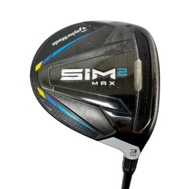 Used Taylormade Sim 2 Max Men's Rh 3 Wood Regular Flex Graphite Shaft 11506-s000303775