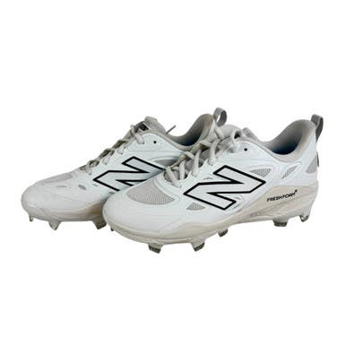 Used New Balance Velo V4 Bb Sb Cleats White Mens 7 Wmns 8.5 11506-s000304158