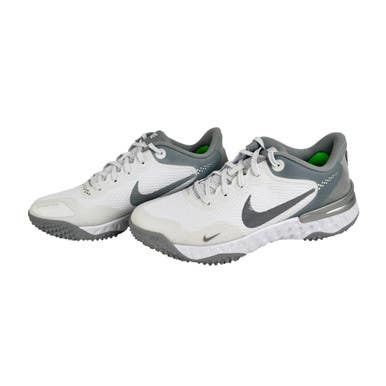 Used Nike Alpha Huarache 3 Bb Sb Turf Shoes White Mens 7 Like New Condition 11506-s000304154