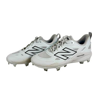 Used New Balance Velo V4 Bb Sb Cleats White Mens 5.5 Wmns 7 11506-s000304156