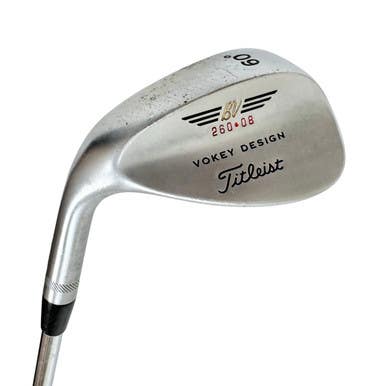 Used Titleist Vokey Men's Lh 60 Degree Wedge Steel Shaft 11506-s000304194