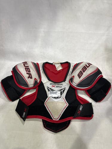Used Bauer X80 Jr Sm Junior Shoulder Pads Sm 11615-s000283804
