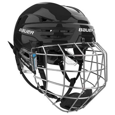 New Bauer Re-akt 90 Helmet Combo Black Medium 11506-bar1065826bm