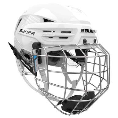 New Bauer Re-akt 90 Helmet Combo White Large 11506-bar1065826wl