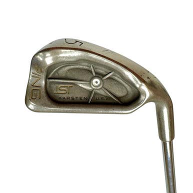 Used Ping Isi White Dot Men's Rh 5 Iron Stiff Flex Steel Shaft 11506-s000290436