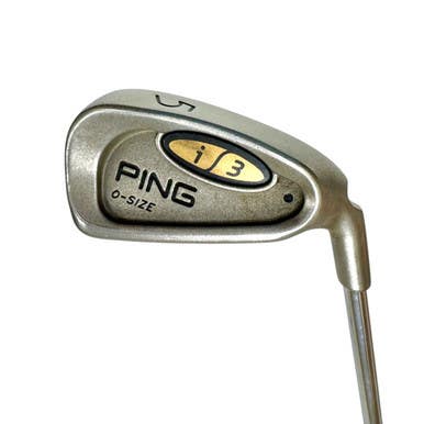 Used Ping I3 O-size Black Dot Men's Rh 5 Iron Stiff Flex Steel Shaft 11506-s000290765