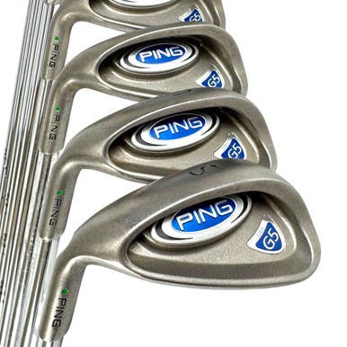 Used Ping G5 Green Dot Men's Lh Iron Set 4i-sw Regular Flex Steel Shaft 11506-s000290876