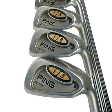 Used Ping I-3 Blade Blue Dot Men's Rh Iron Set 2i-pw Stiff Flex Steel Shaft 11506-s000293889