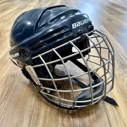 Bauer BHH2100M Hockey Helmet w/ True Vision FM2100 Cage Medium (6 3/4”-7 3/8”)